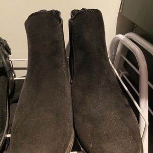 Union bay ankle boots faux suade